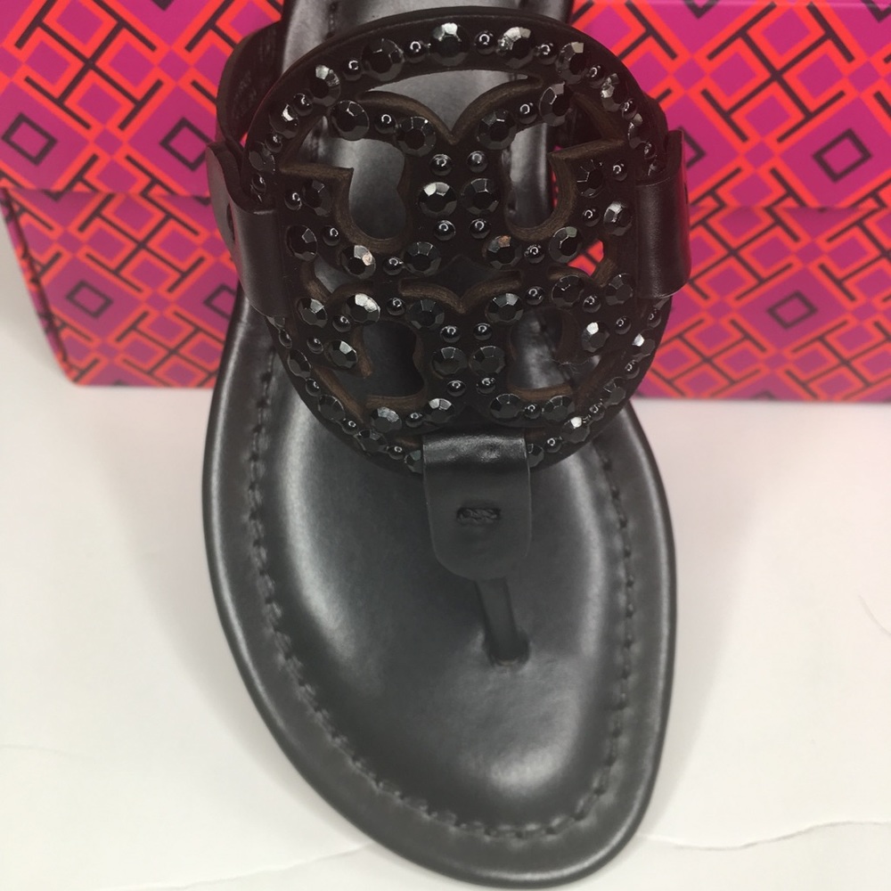 NWT Tory Burch Crystal Millers Sandals 6 - Picture 4 of 8